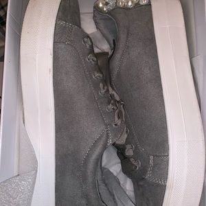 Steve Madden platform shoes with pearls